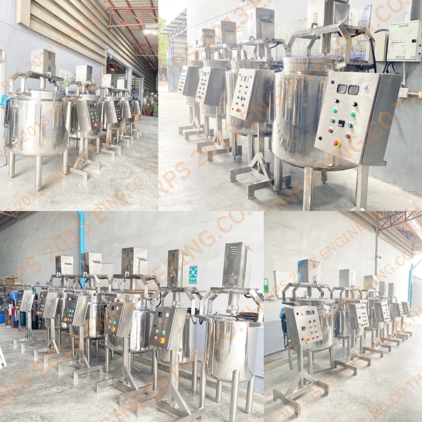 ถังผสม ถังสแตนเลส ชุดปั่นกวนผสม Mixing Tank