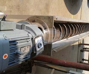 Screw conveyor for Sludge